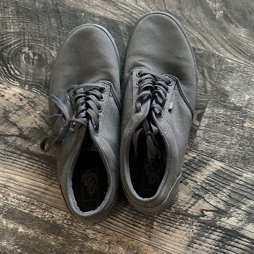 Vans Men's Charcoal Canvas Sneakers